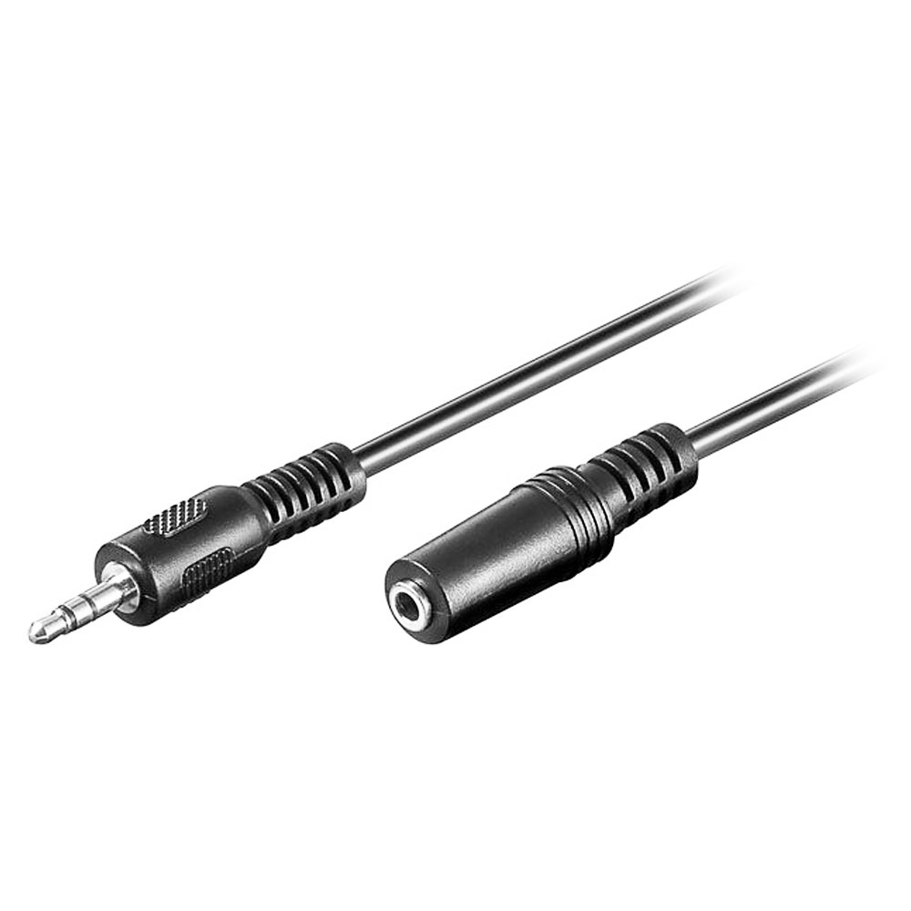 Cablu Prelungitor Audio Jack 3.5mm T - Jack 3.5mm M, Palacat cu Nickel, 10M, Goobay AVK 181-1000