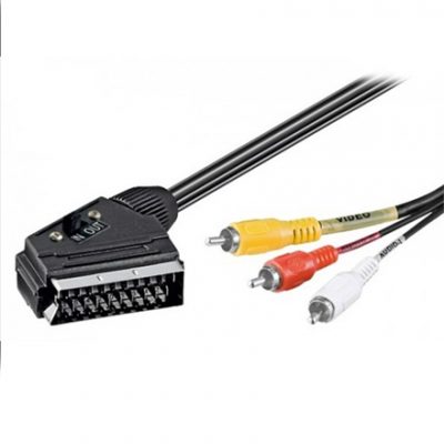 Cablu Video Scart - 3XRCA T SCART 32 AVK407