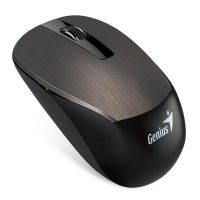 Mouse Wireless Genius NX-7015, Optic, USB, Ciocolata