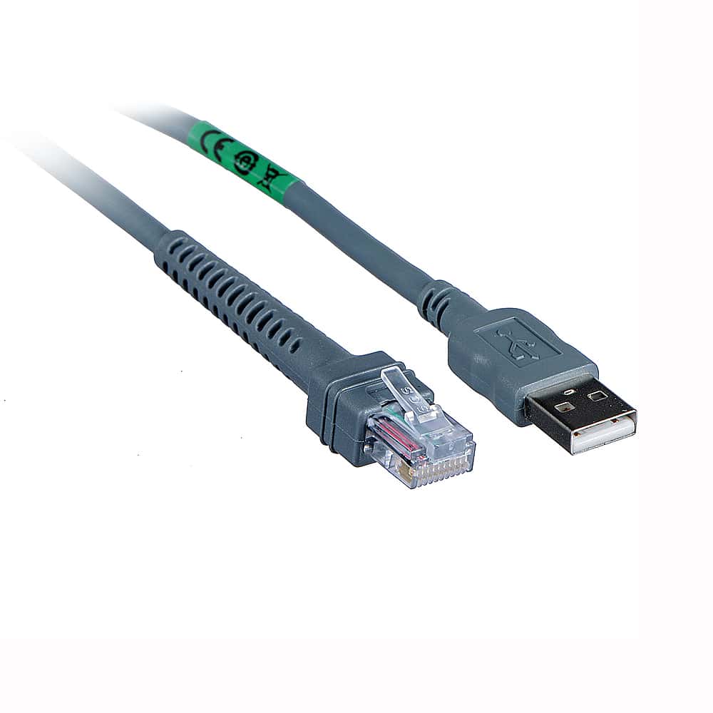 Cablu USB CBA-U01-S07ZAR Pentru Barcode Scanner Symbol, 2M, Gri