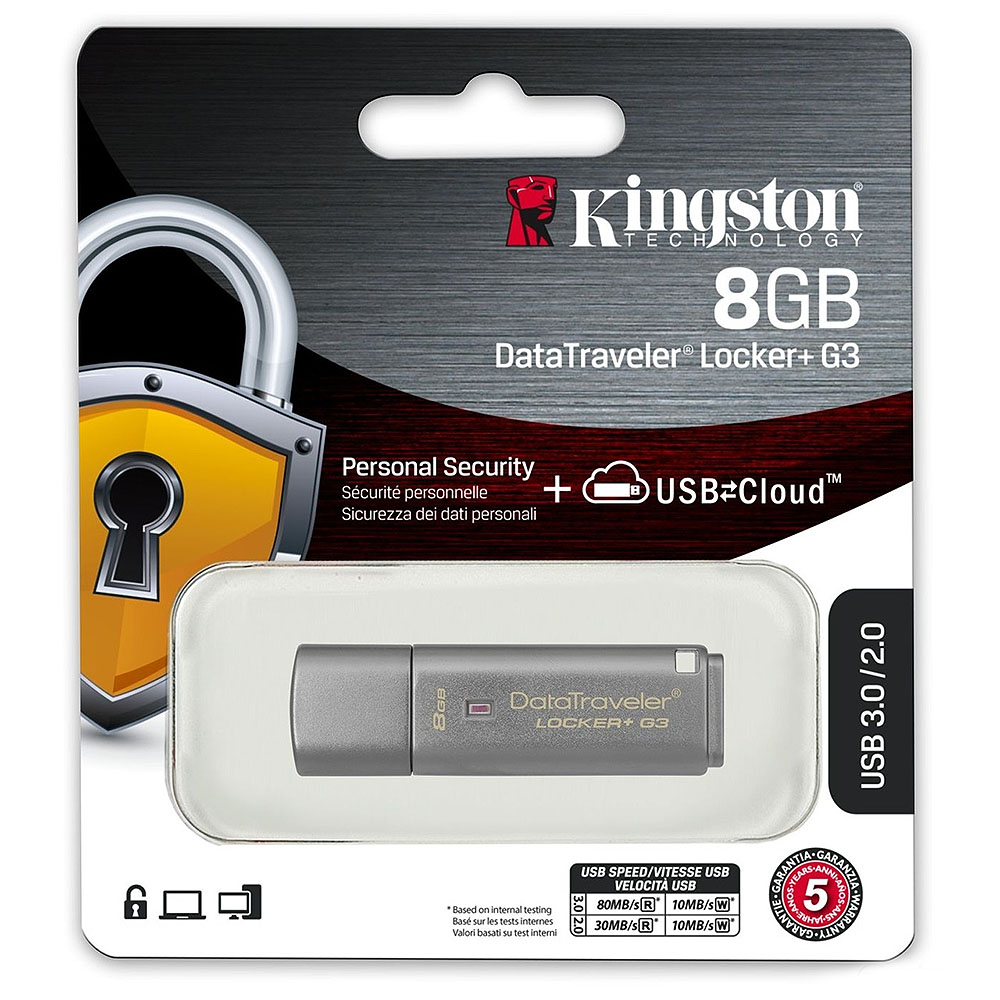 Flash Drive Kingston Digital Releases G3, 8GB, USB3.0