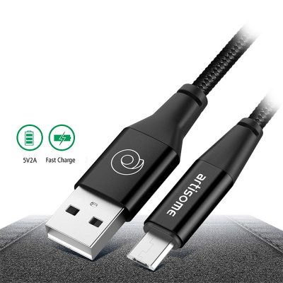 Cablu USB A-B Micro Artisome, 1M, Negru