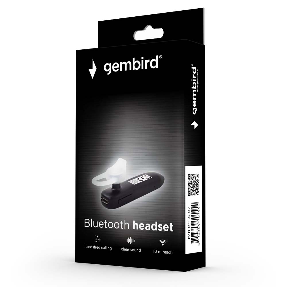 Bluetooth V4.1 Headset Gembird BTHS-07 Negru