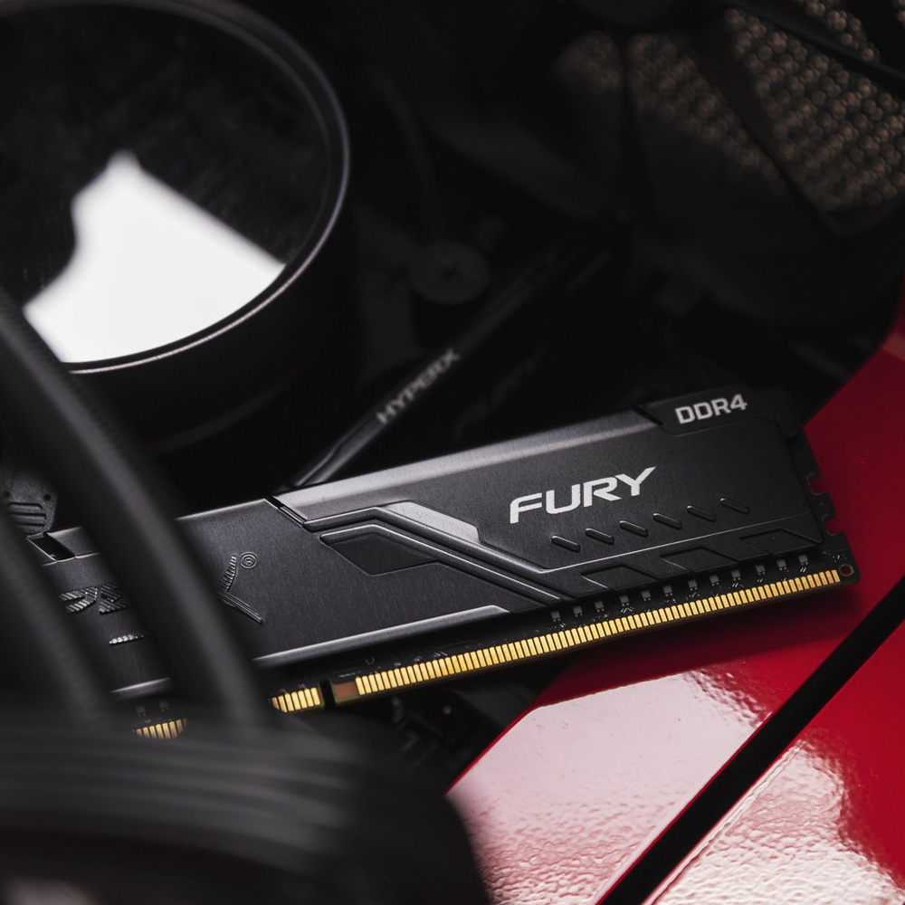Memorie HyperX Fury Black 4GB, DDR4, 2400MHz, CL15, 1.2V
