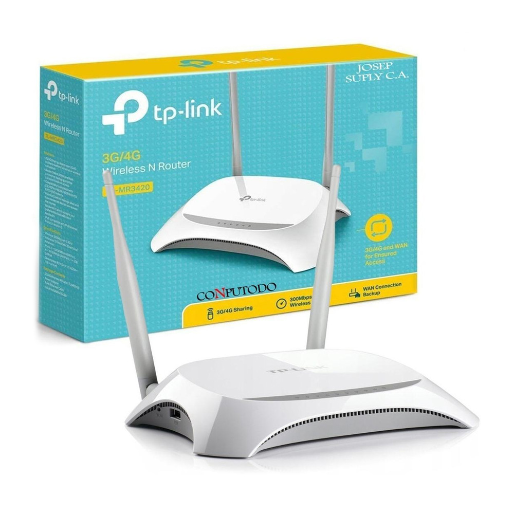 Wireless Router N300 TP-LINK TL-MR3420 3G/4G