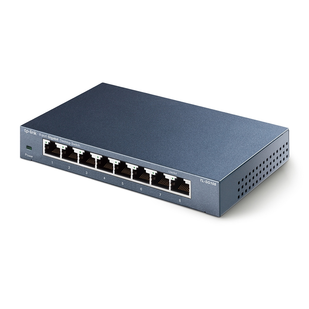 Switch TP-Link TL-SG108 8 porturi 10/100/1000Mbps