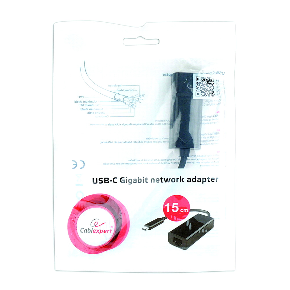 Adaptor Retea Gigabit Cablexpert A-CM-LAN-01 USB-C