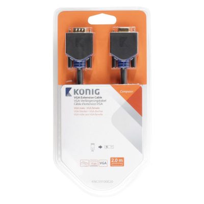 Cablu Prelungitor König KNC59100E20 VGA-VGA T/M
