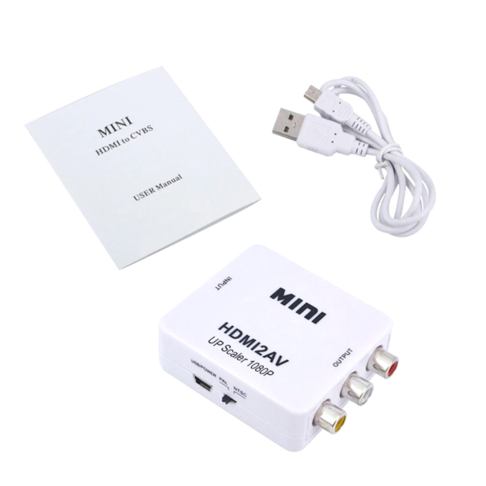 Adaptor Mini Convertor HDMI la AV(RCA)