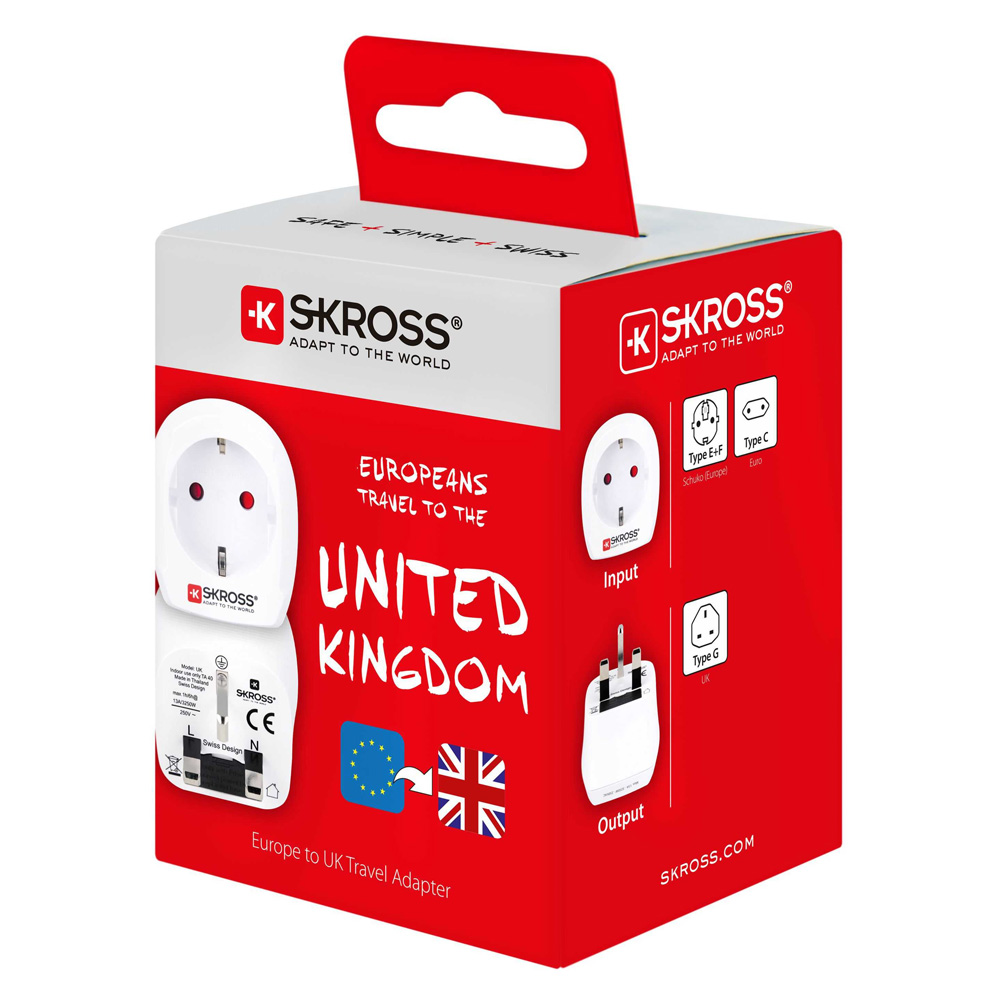 Adaptor Priza Skross Europe la UK