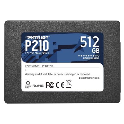 SSD Patriot P210 512GB 2.5" SATA-III